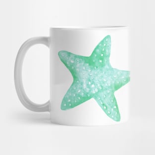 Turquoise starfish Mug